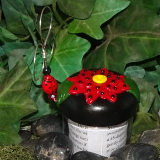 Feeder - Black/Red/Black Dots
