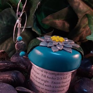 Feeders- Teal/Silver